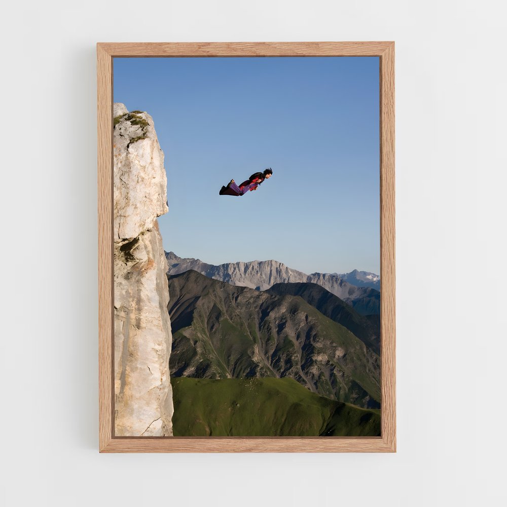 Poster L'Art du Vertige – affiche Vol en wingsuit (vue 4)